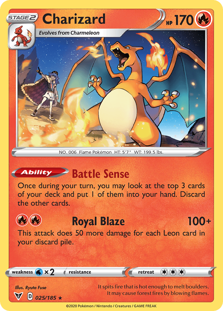Charizard from Vivid Voltage