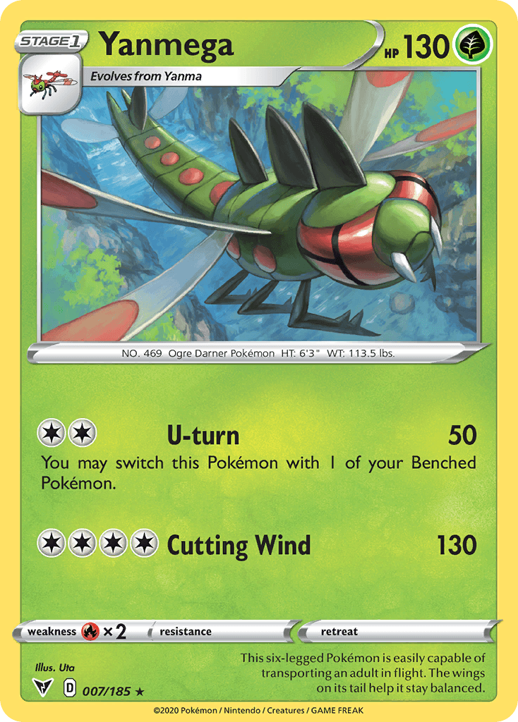 Yanmega Pokémon card