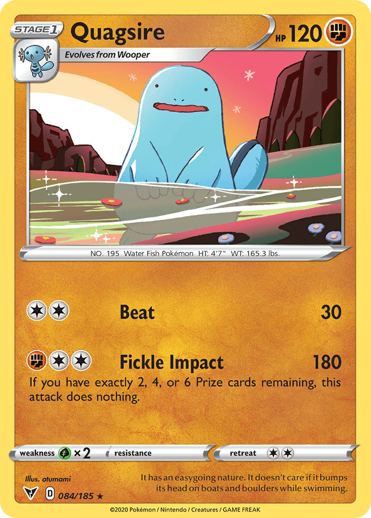 Quagsire Pokémon card