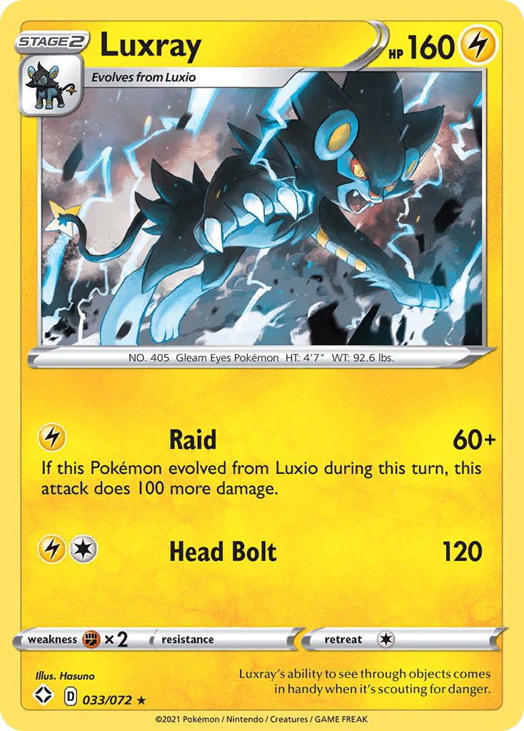Luxray Pokémon card