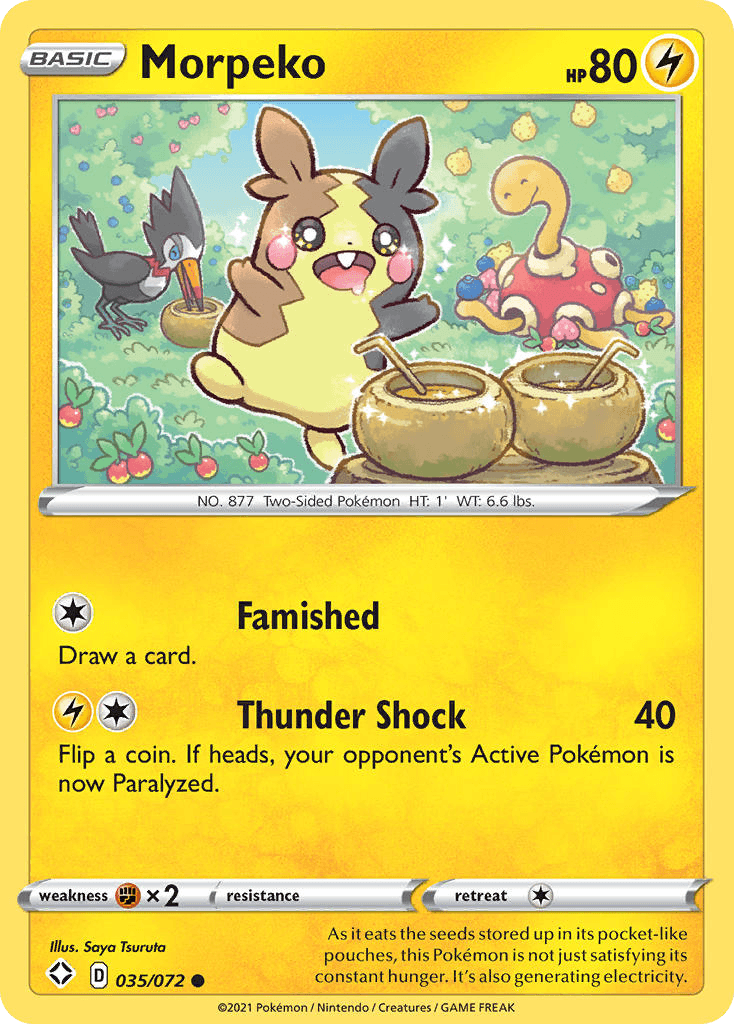 Morpeko Pokémon card
