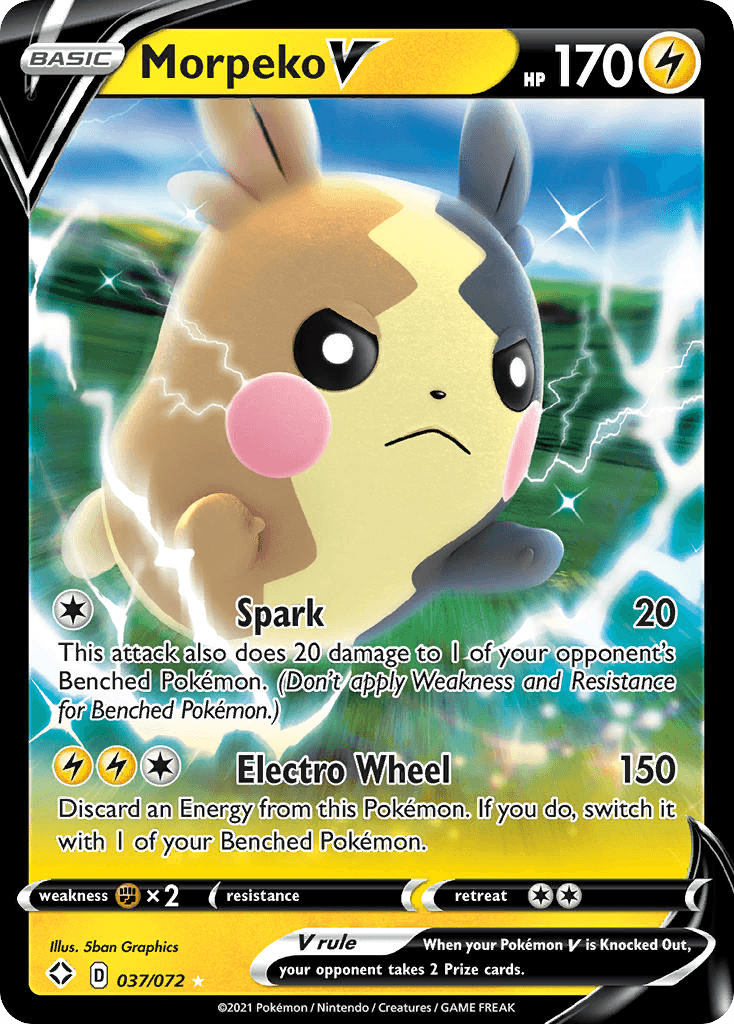 Morpeko V Pokémon card