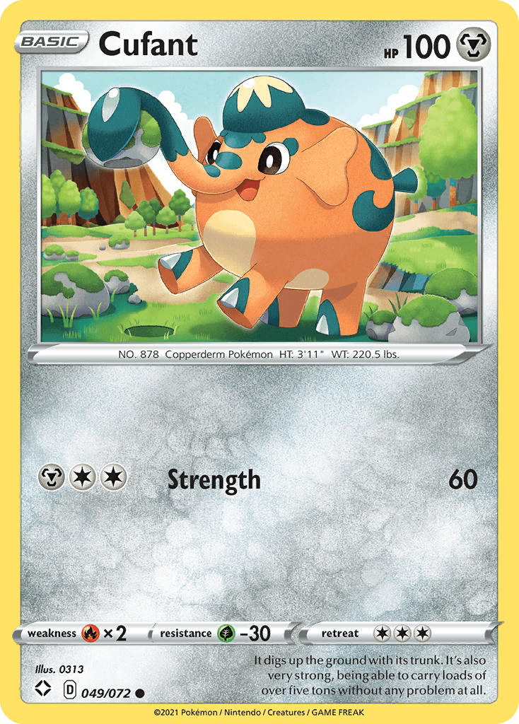 Cufant Pokémon card