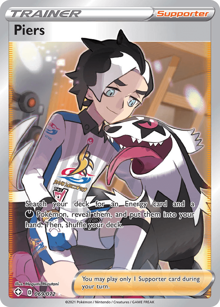 Piers Pokémon card