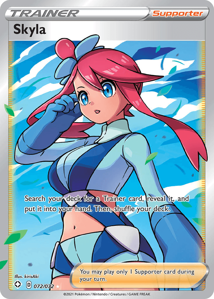 Skyla Pokémon card