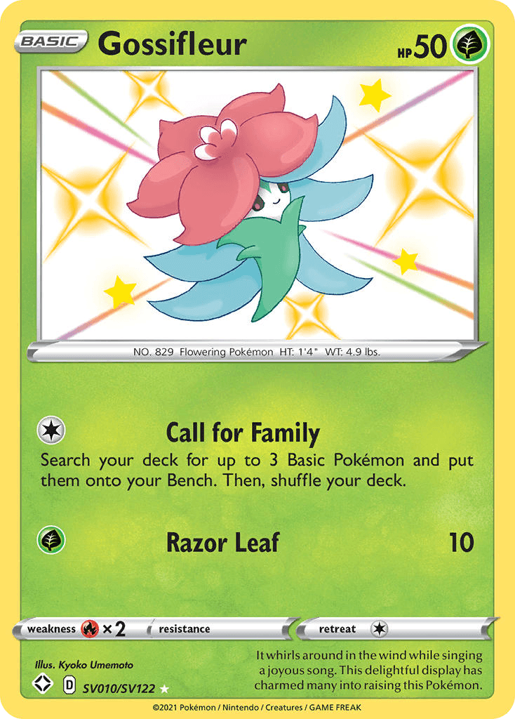 Gossifleur Pokémon card