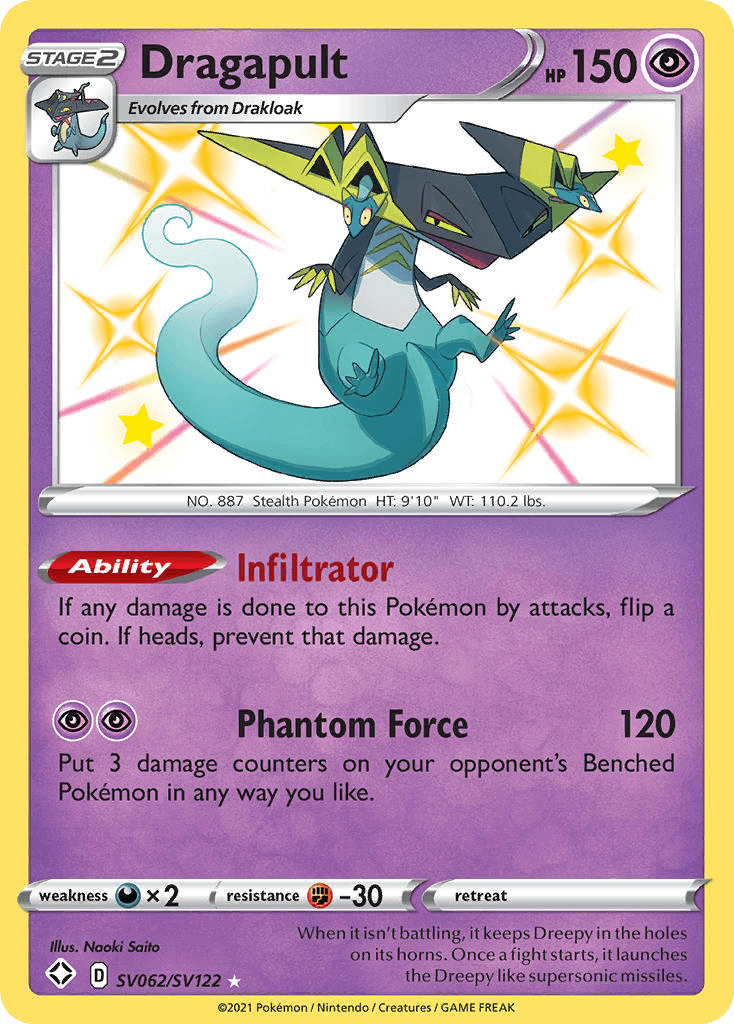 Dragapult Pokémon card