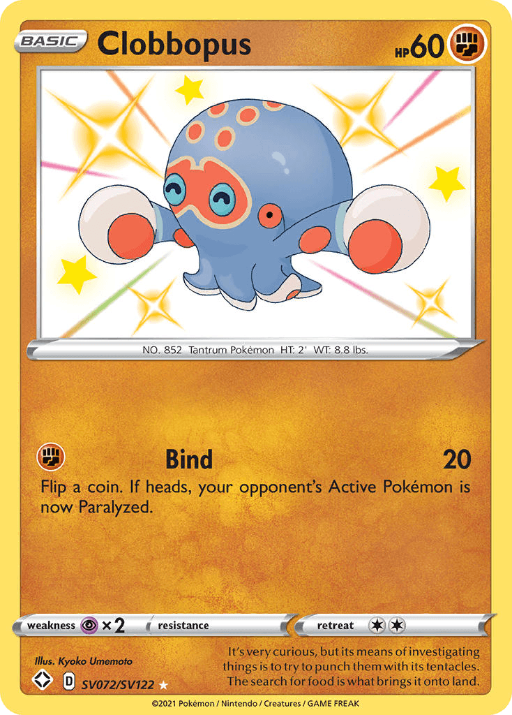 Clobbopus Pokémon card