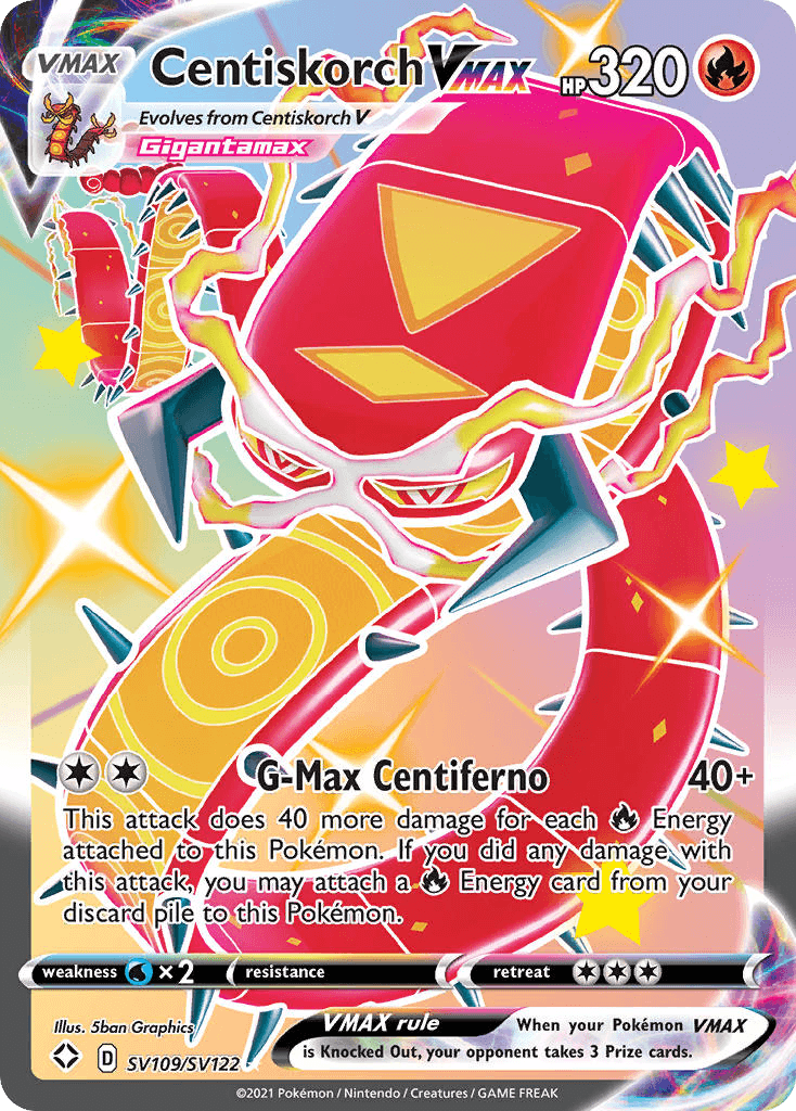 Centiskorch VMAX Pokémon card