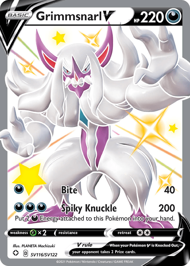 Grimmsnarl V Pokémon card
