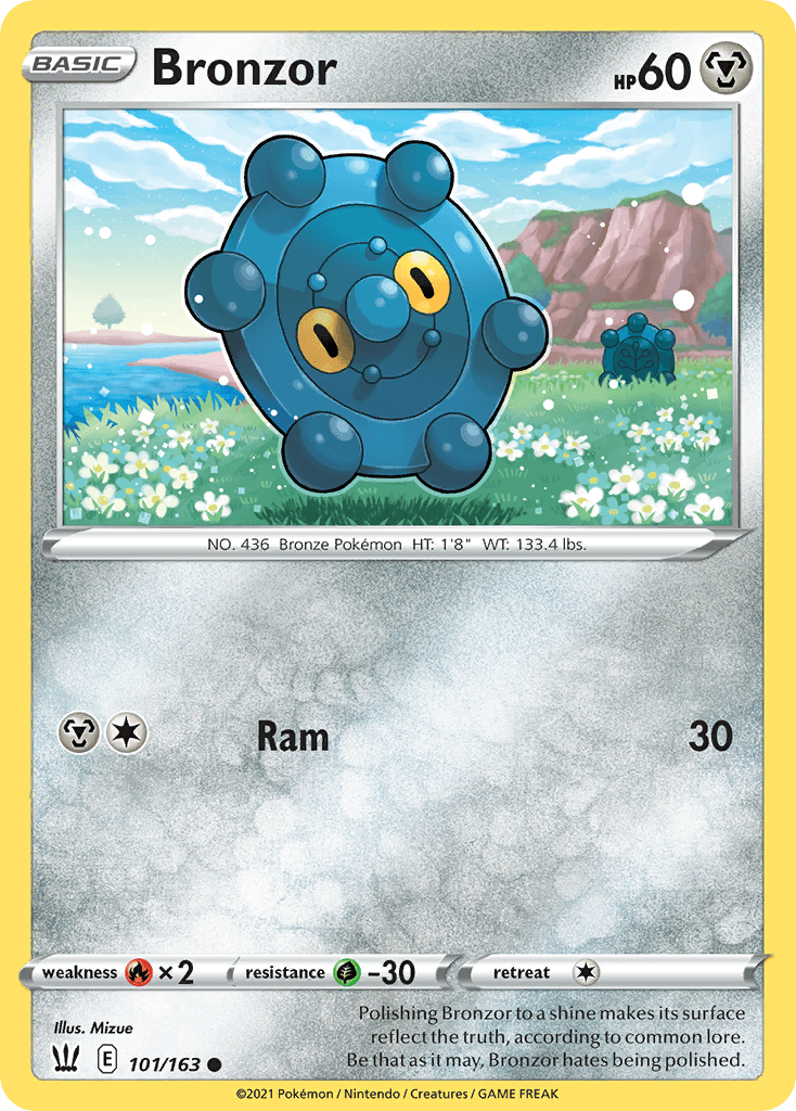 Bronzor Pokémon card