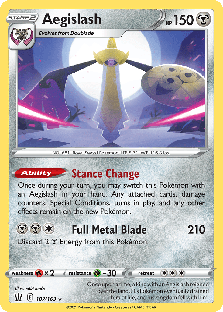 Aegislash Pokémon card