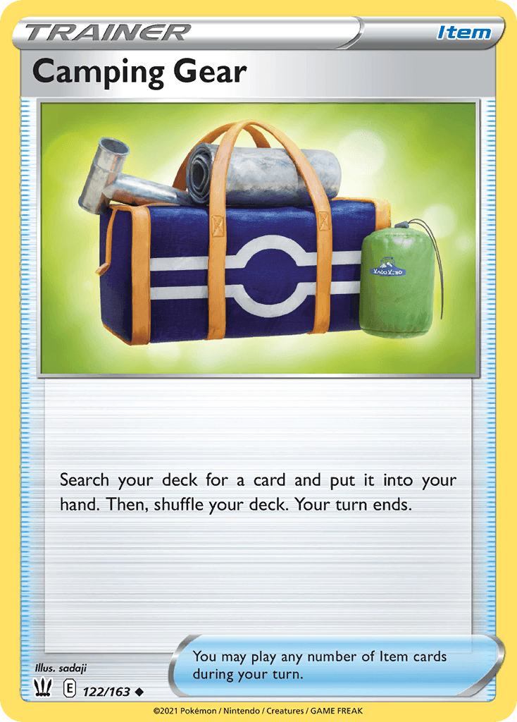 Camping Gear Pokémon card