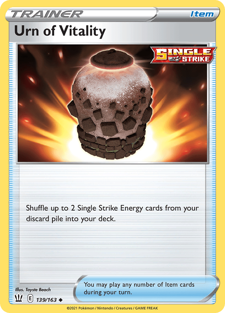 Urn of Vitality Pokémon card