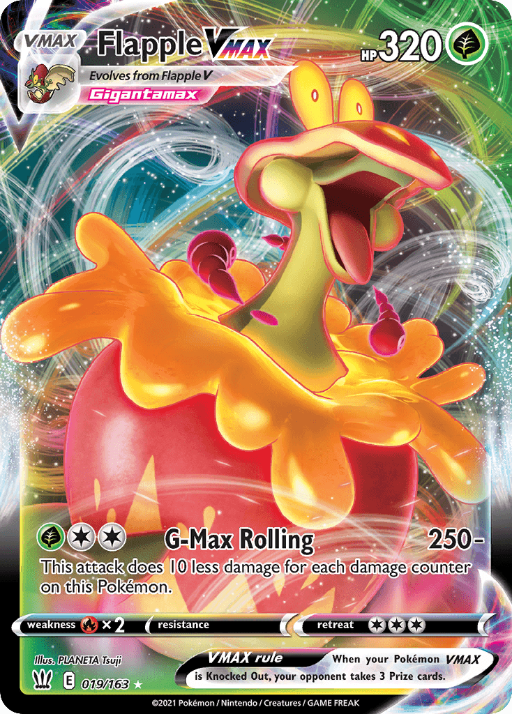 Flapple VMAX Pokémon card