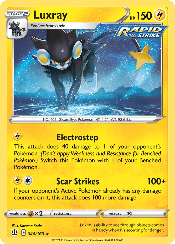 Luxray Pokémon card