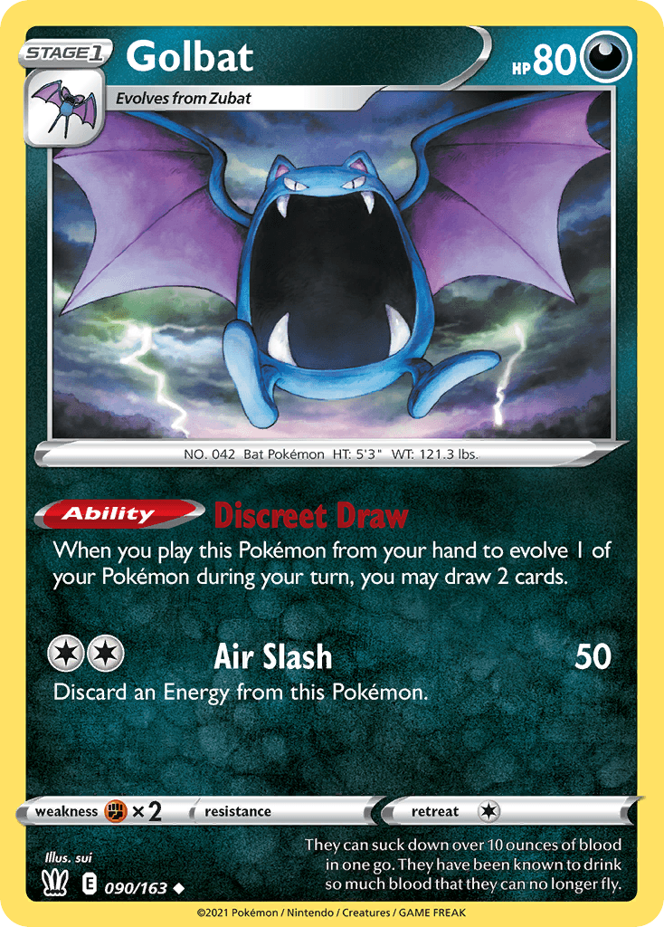 Golbat Pokémon card