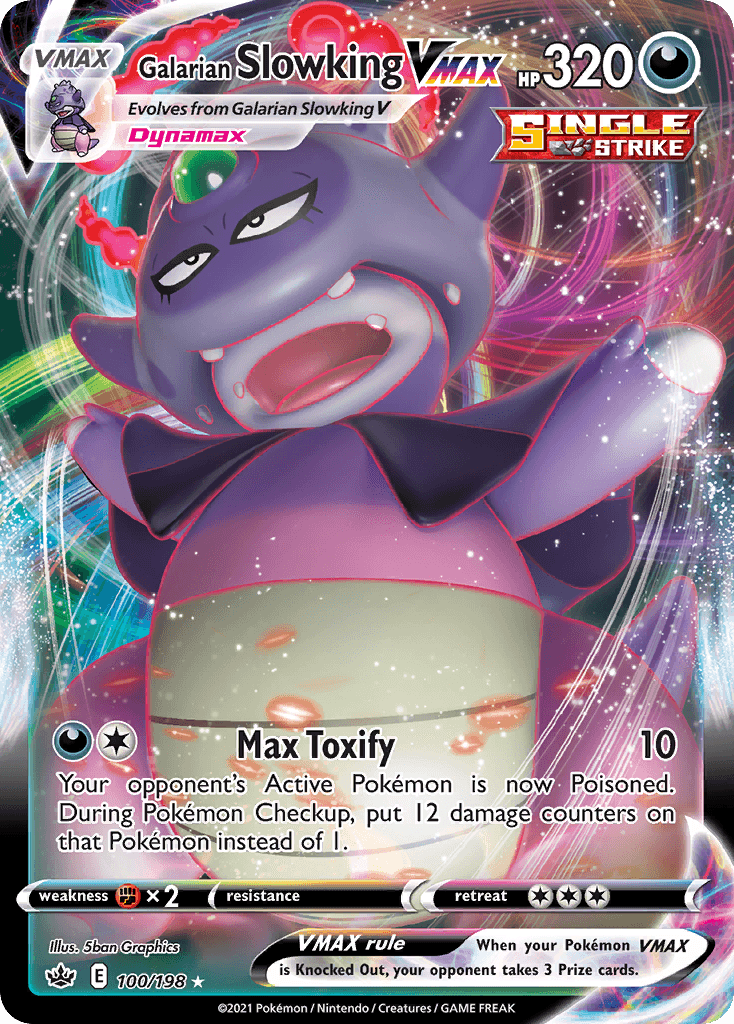 Galarian Slowking VMAX Pokémon card