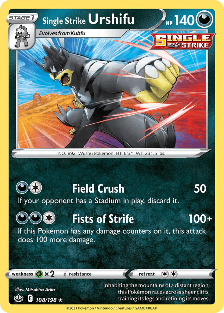Single Strike Urshifu Pokémon card