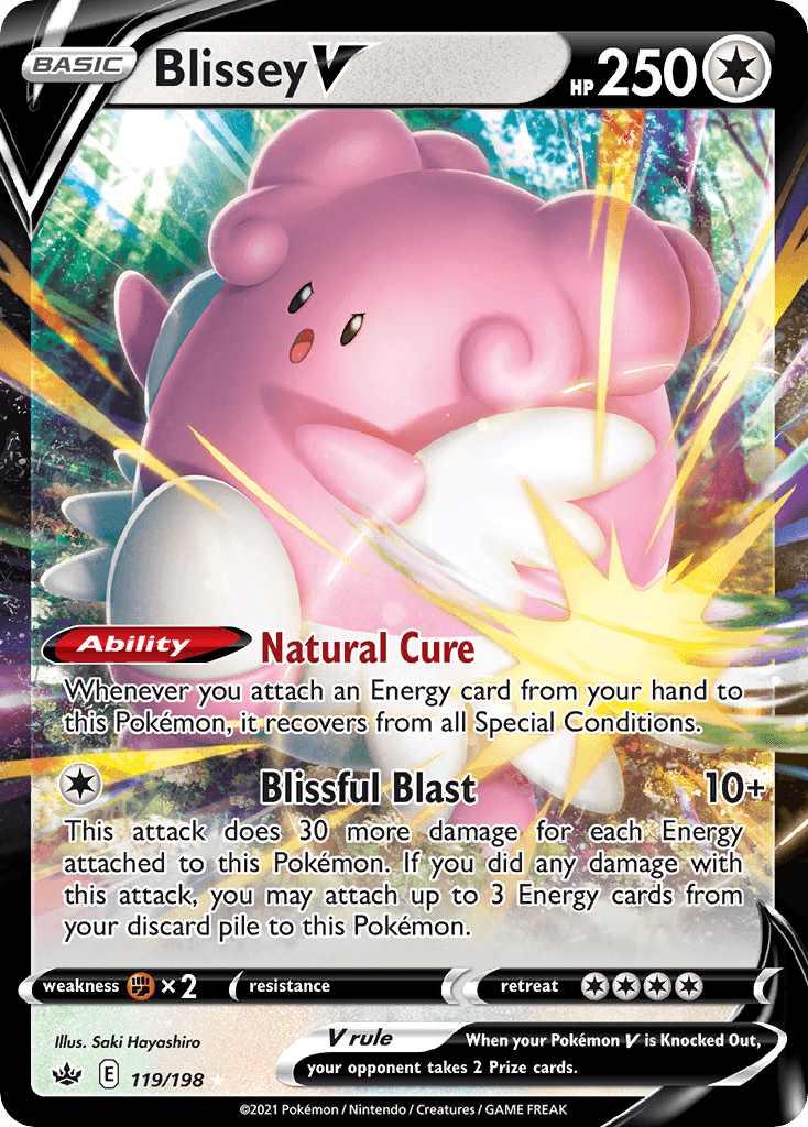 Blissey V Pokémon card