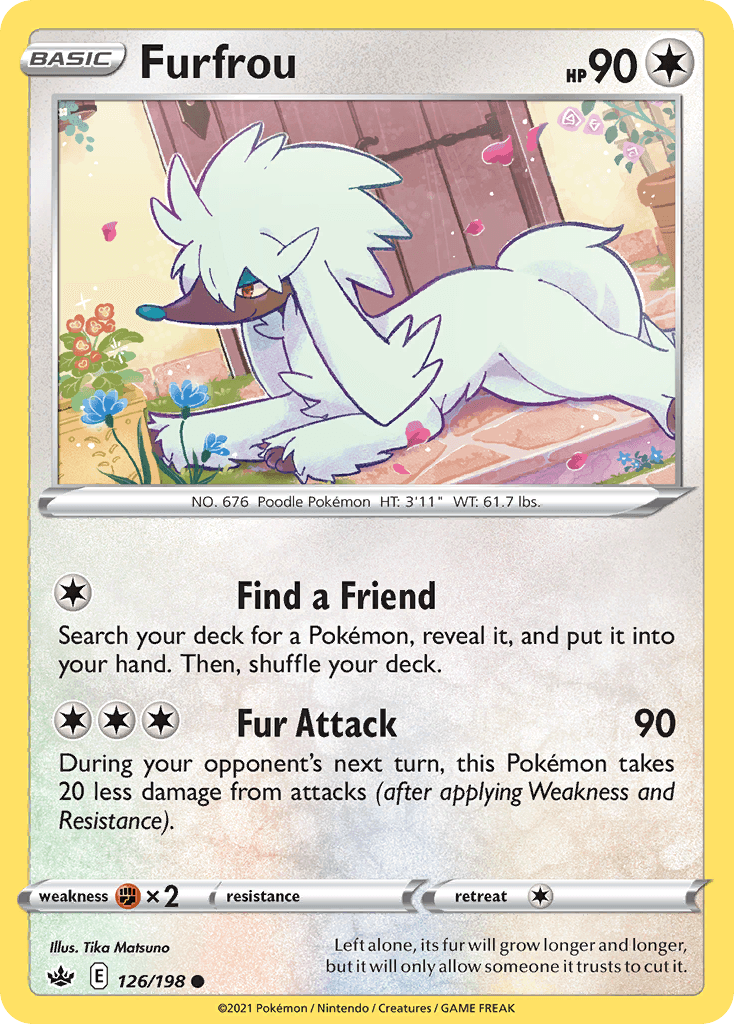 Furfrou Pokémon card