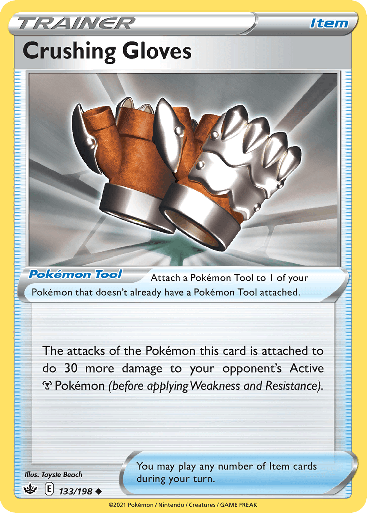 Crushing Gloves Pokémon card