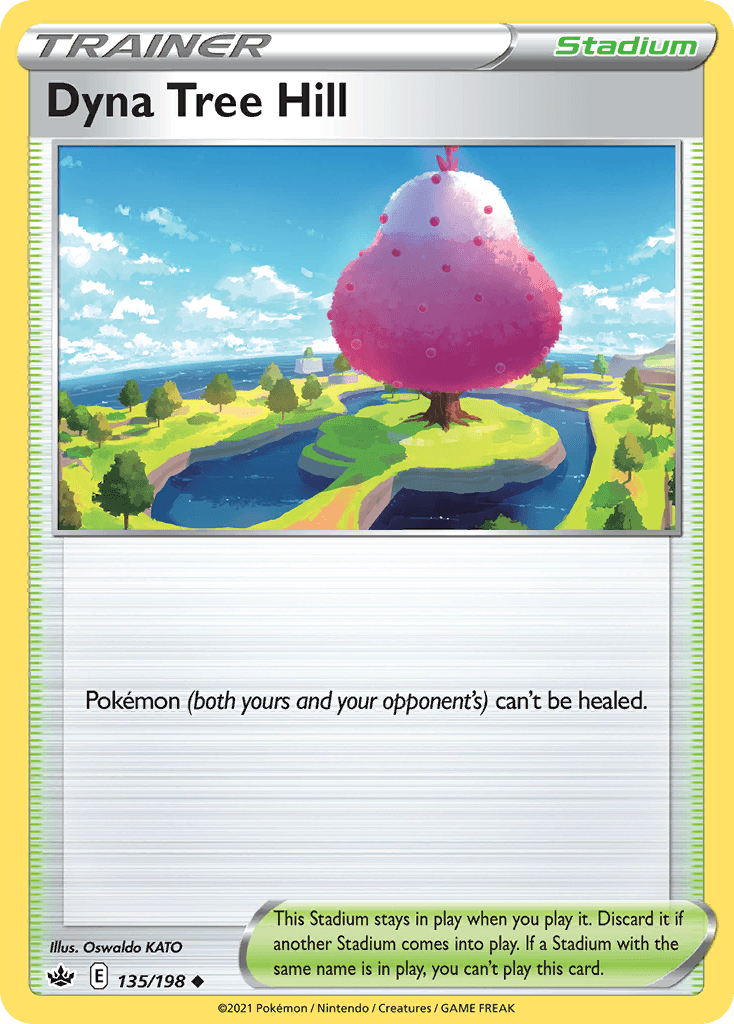 Dyna Tree Hill Pokémon card