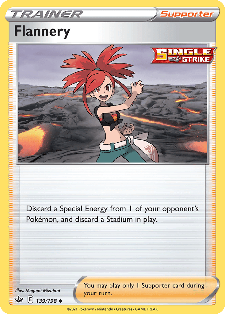 Flannery Pokémon card