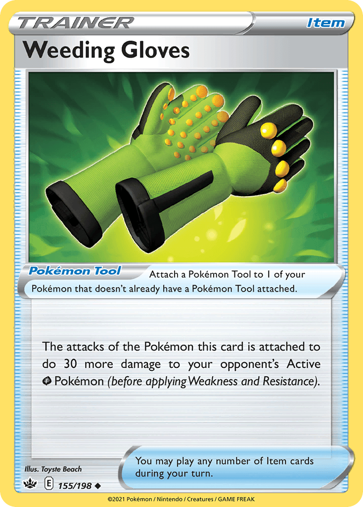 Weeding Gloves Pokémon card