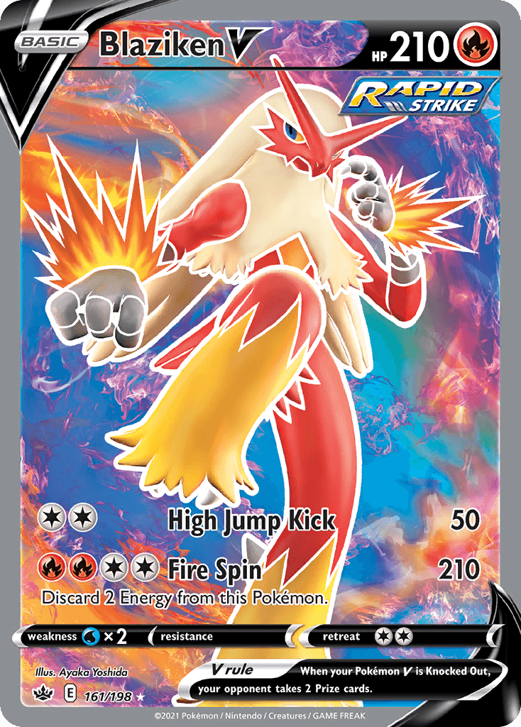 Blaziken V from Chilling Reign