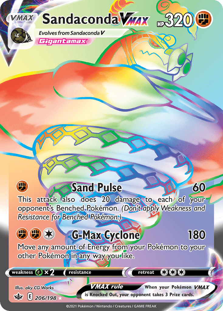 Sandaconda VMAX Pokémon card