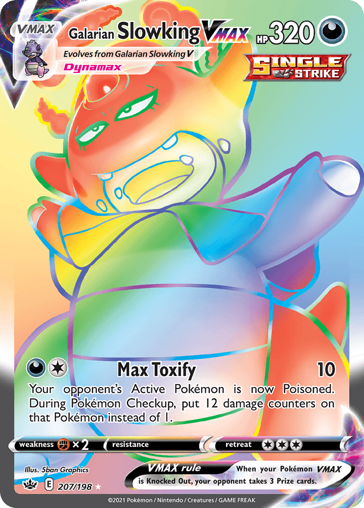 Galarian Slowking VMAX Pokémon card
