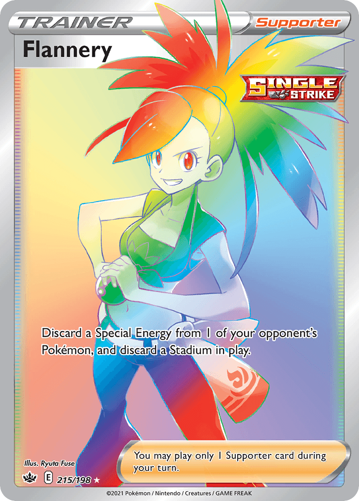 Flannery Pokémon card