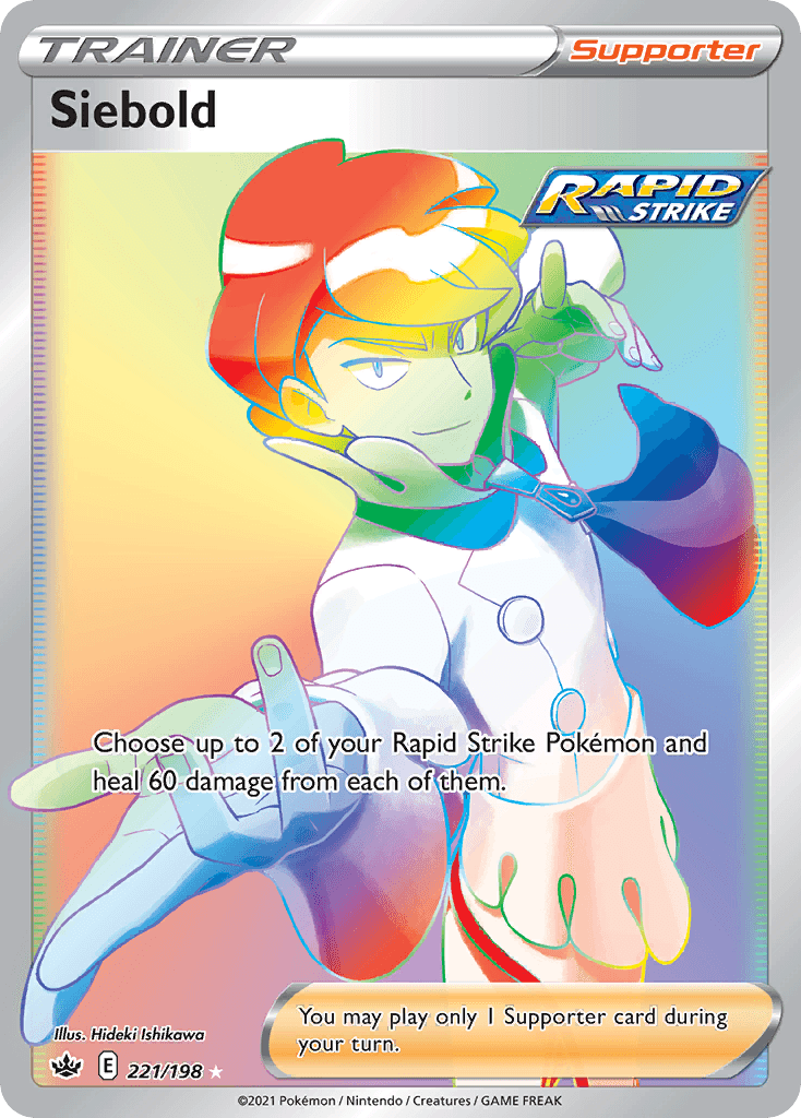 Siebold Pokémon card