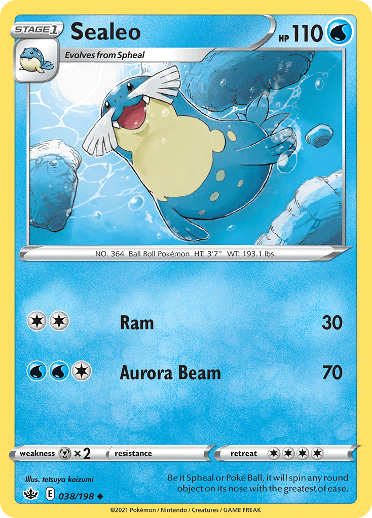 Sealeo Pokémon card
