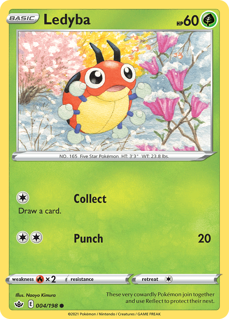 Ledyba Pokémon card