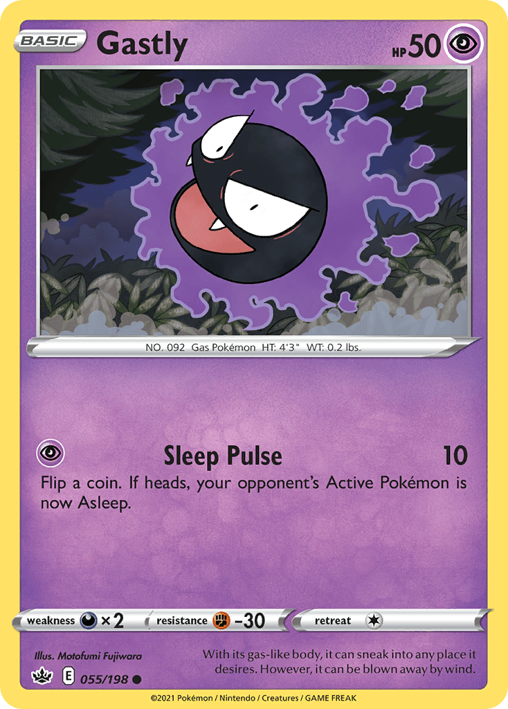 Gastly Pokémon card