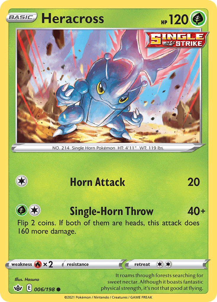 Heracross Pokémon card