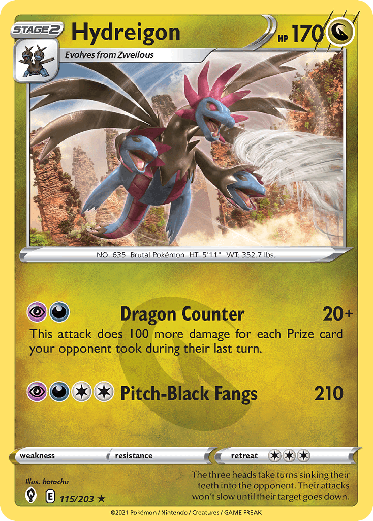 Hydreigon Pokémon card
