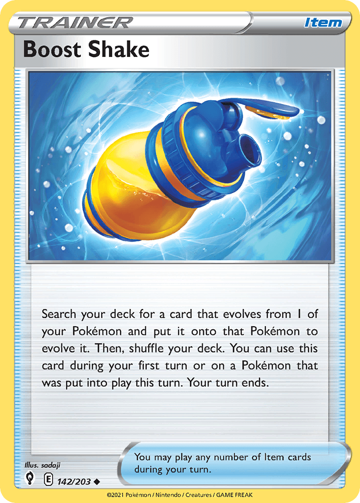 Boost Shake Pokémon card