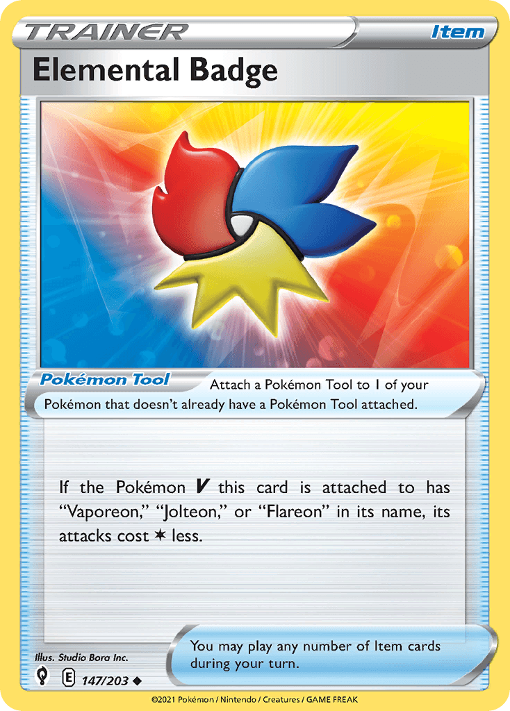 Elemental Badge Pokémon card