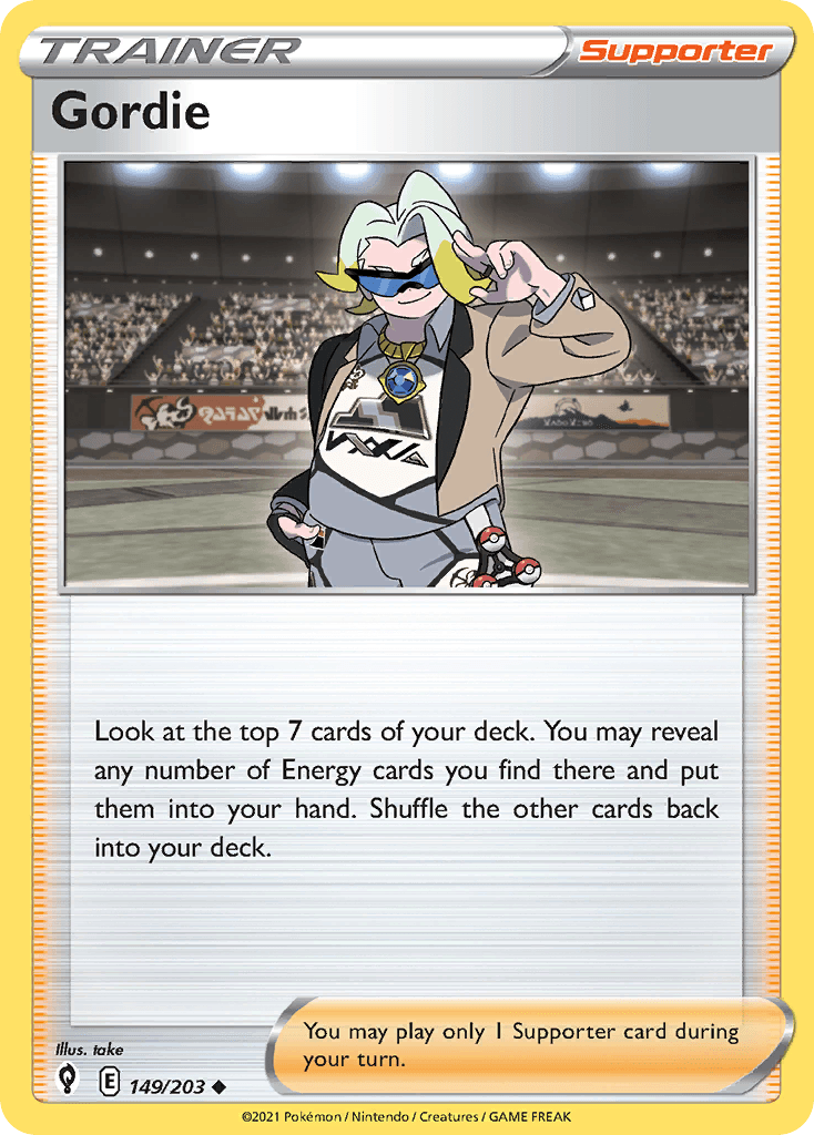 Gordie Pokémon card