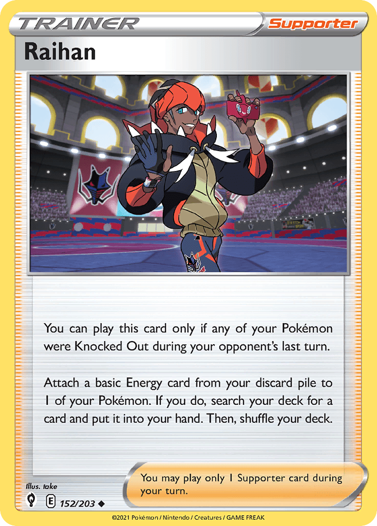 Raihan Pokémon card