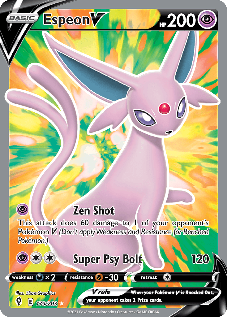 Espeon V from Evolving Skies