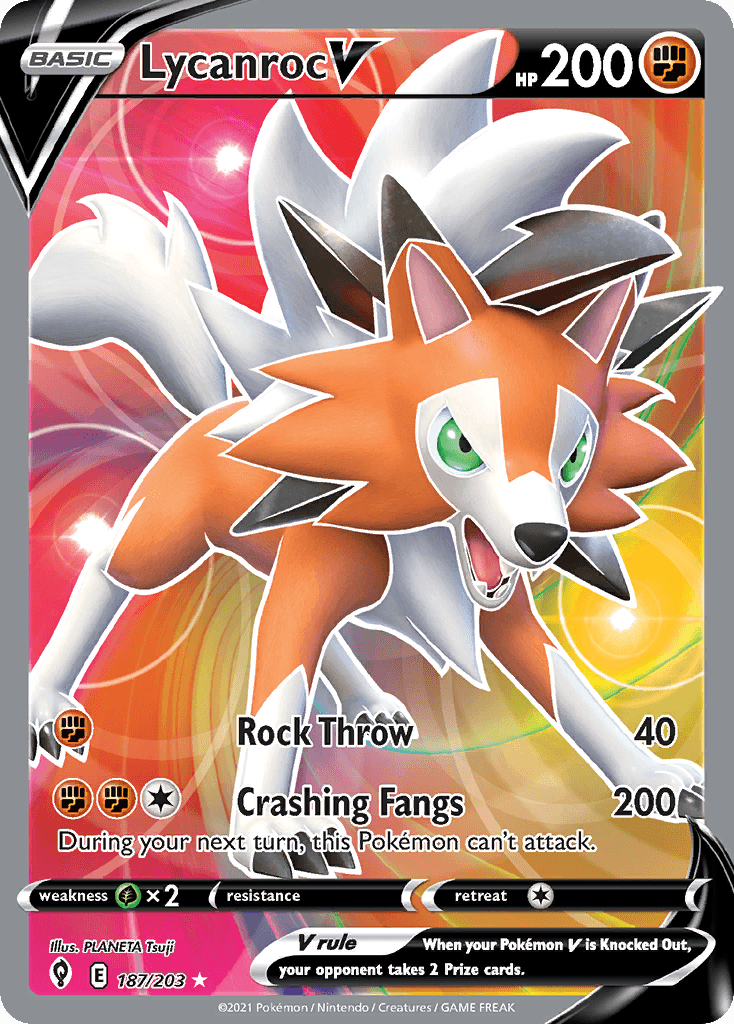 Lycanroc V illustrated by PLANETA Tsuji