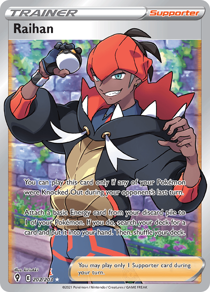Raihan Pokémon card