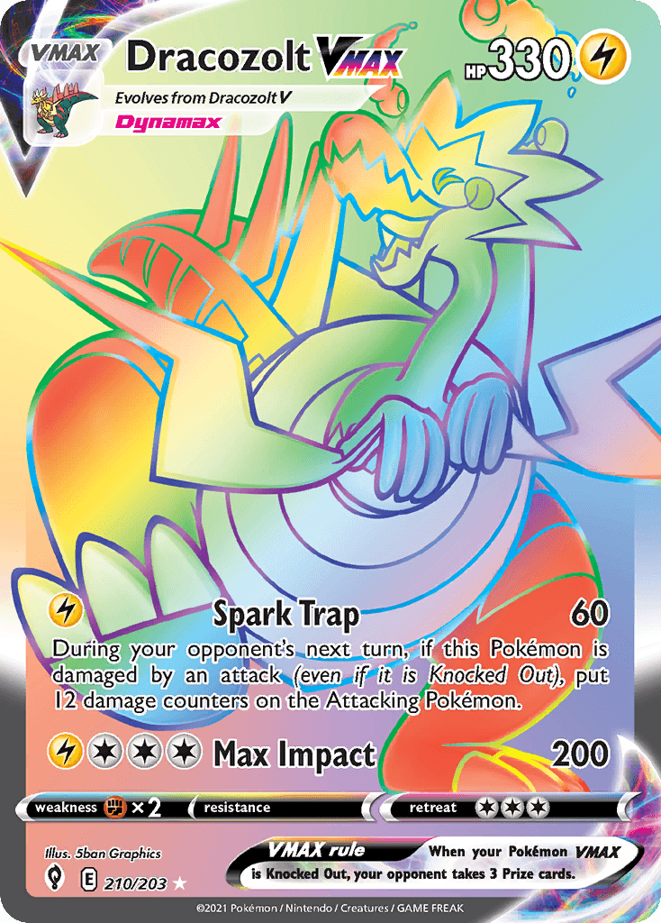 Dracozolt VMAX Pokémon card
