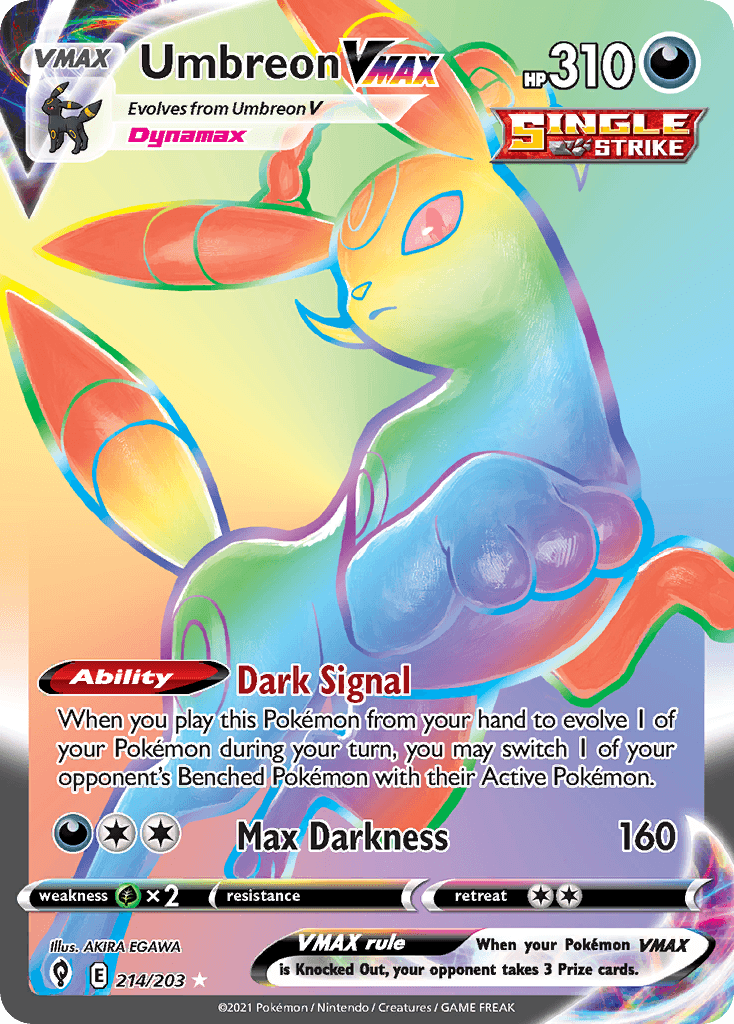 Umbreon VMAX from Evolving Skies