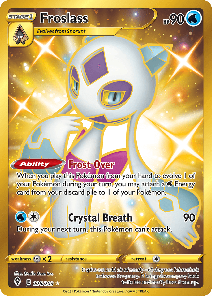 Froslass Pokémon card
