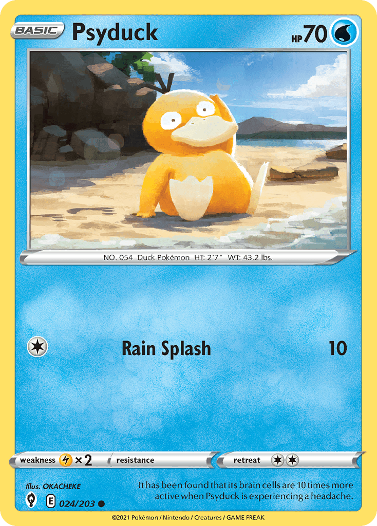 Psyduck Pokémon card